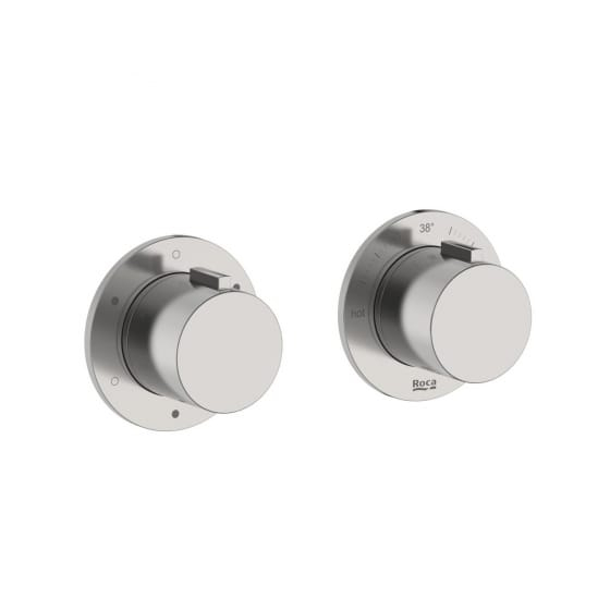 Image of Roca: T-Multi Wall-mounted Built-in Thermostatic Bath-shower Valve (3-Way)