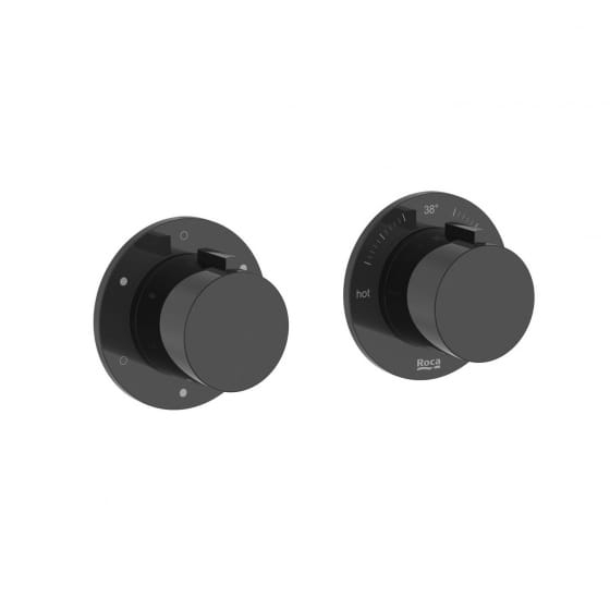 Image of Roca: T-Multi Wall-mounted Built-in Thermostatic Bath-shower Valve (2-Way)