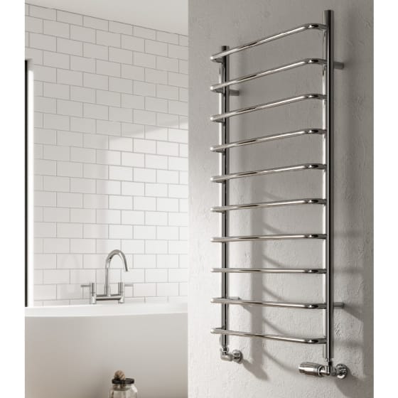 Image of Reina Aliano Steel Heated Towel Rail