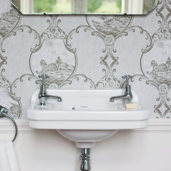 Image of Burlington Edwardian Rectangular Cloakroom 515mm Basin