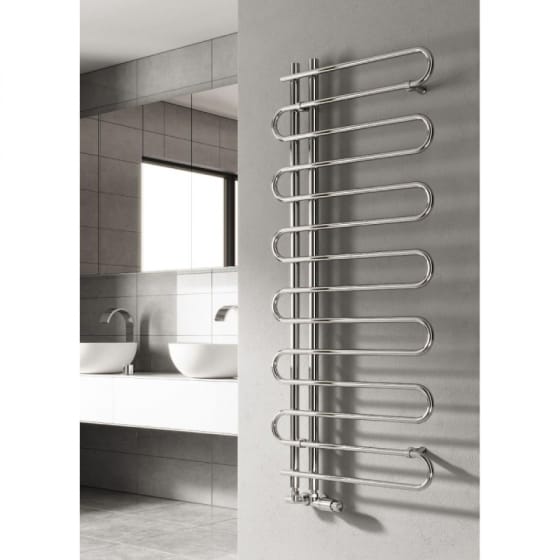 Image of Reina Jesi Steel Heated Towel Rail