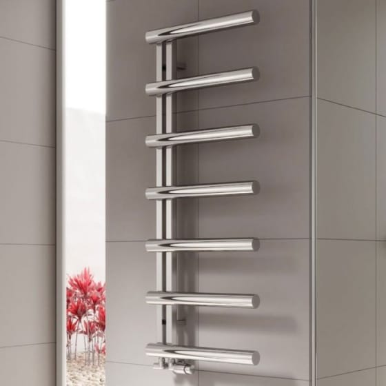 Image of Reina Grosso Stainless Steel Heated Towel Rail