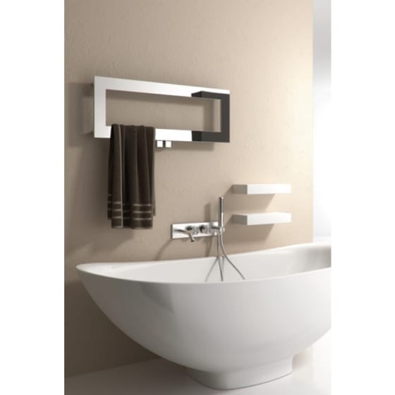 Image of Reina Bivano Stainless Steel Heated Towel Rail