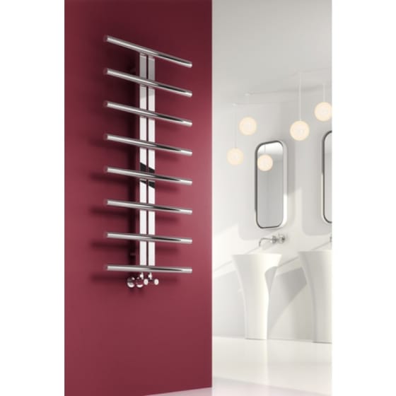 Image of Reina Pizzo Stainless Steel Heated Towel Rail