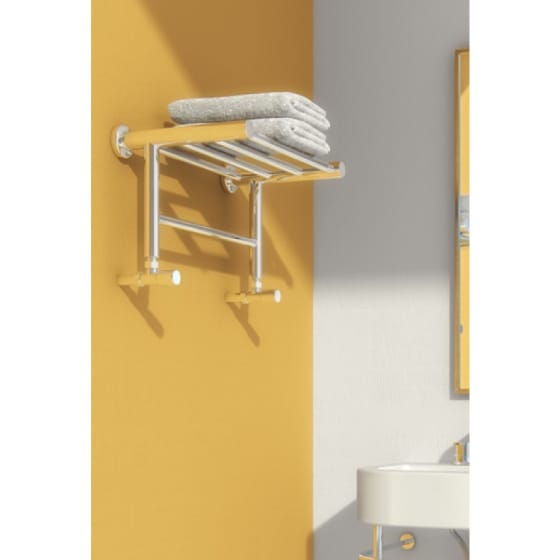 Image of Reina Troisi Stainless Steel Heated Towel Rack