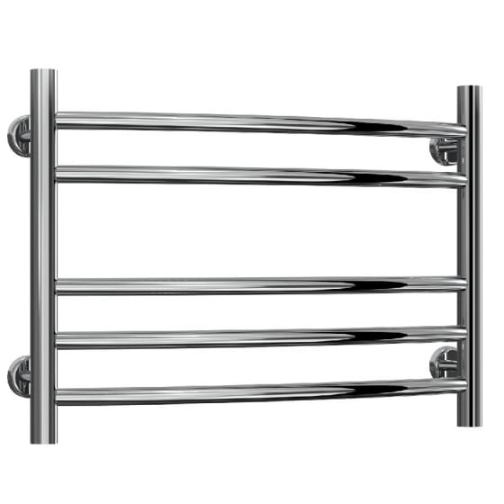 Image of Reina Eos Curved Stainless Steel Heated Towel Rail