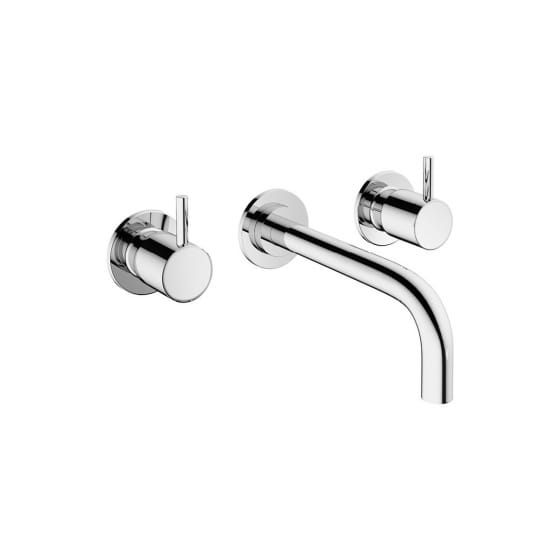 Image of Crosswater MPRO 3 Hole Wall Mounted Basin Tap Set