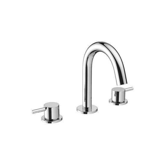 Image of Crosswater MPRO 3 Hole Deck Mounted Basin Tap Set