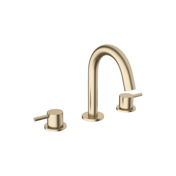 Image of Crosswater MPRO 3 Hole Deck Mounted Basin Tap Set