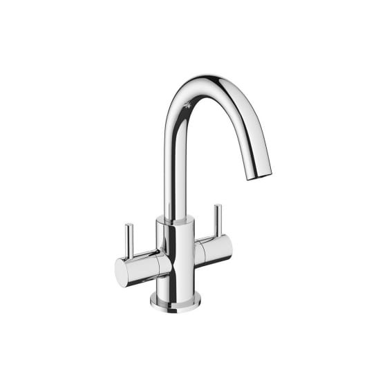 Image of Crosswater MPRO Twin Lever Monobloc Basin Tap