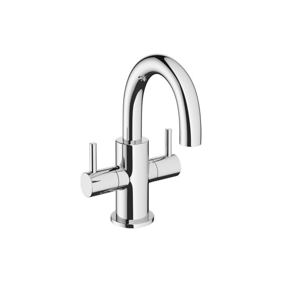 Image of Crosswater MPRO Twin Lever Mini Monobloc Basin Tap