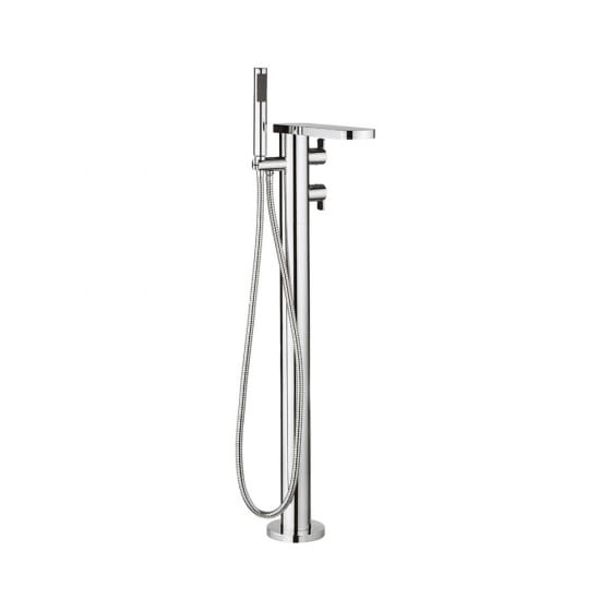Image of Crosswater Wisp Freestanding Bath Tap With Shower Kit