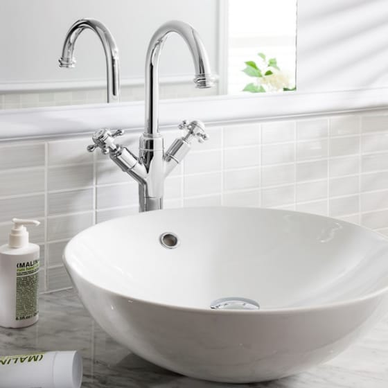 Image of Crosswater Belgravia Tall Monobloc Basin Tap