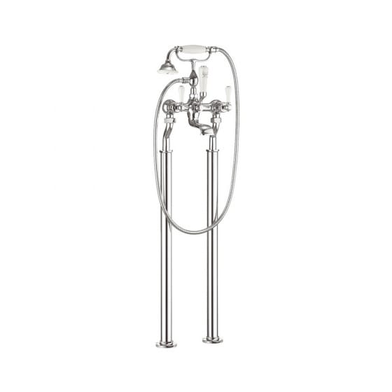 Image of Crosswater Belgravia Deck Mounted Bath Filler With Shower Kit