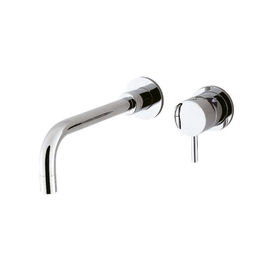 Image of Crosswater Kai Lever Wall Mounted 2 Hole Basin Tap Set