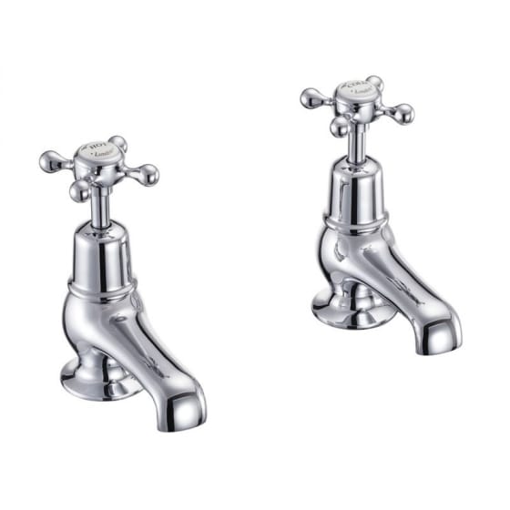 Image of Burlington Traditional Pillar Basin Taps