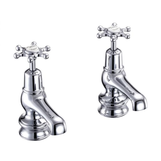 Image of Burlington Traditional Pillar Basin Taps