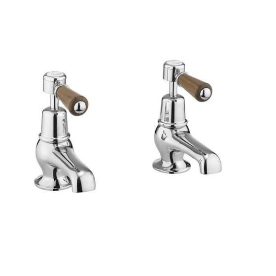 Image of Burlington Traditional Pillar Basin Taps