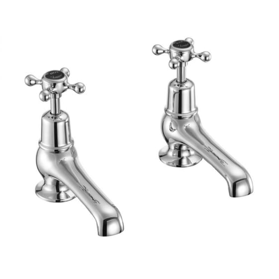 Image of Burlington Traditional Pillar Basin Taps