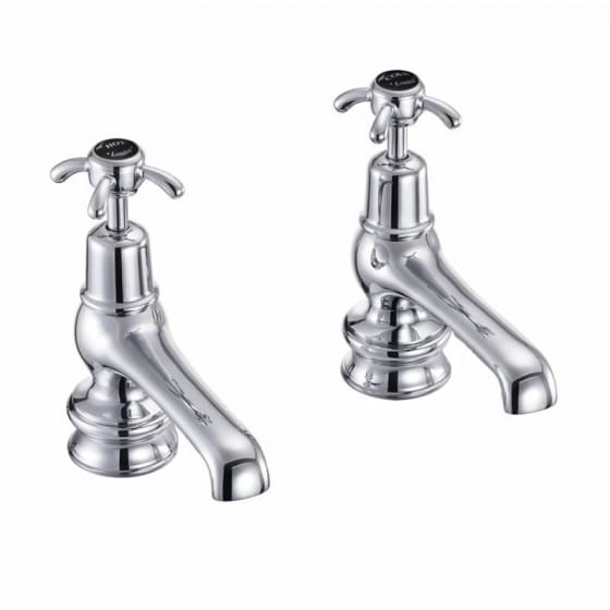 Image of Burlington Traditional Pillar Basin Taps