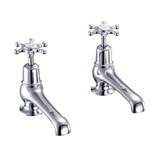 Image of Burlington Traditional Pillar Basin Taps