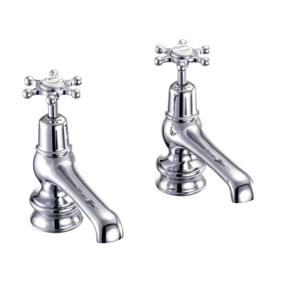 Image of Burlington Traditional Pillar Basin Taps