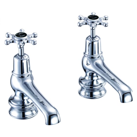 Image of Burlington Traditional Pillar Basin Taps