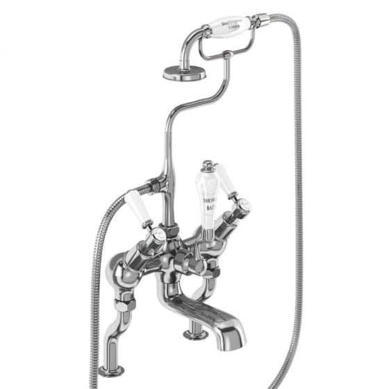 Image of Burlington Traditional Deck Mounted Bath Filler Tap