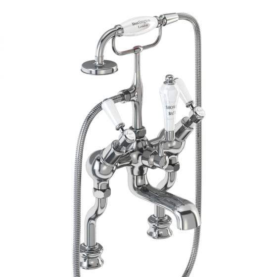 Image of Burlington Traditional Deck Mounted Bath Filler Tap