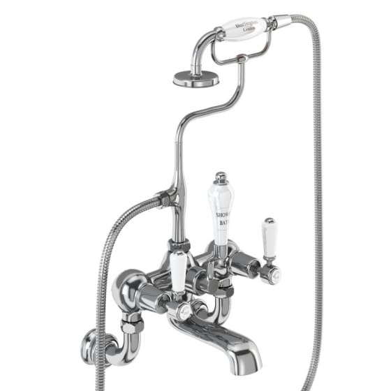 Image of Burlington Traditional Wall Mounted Bath Filler Tap