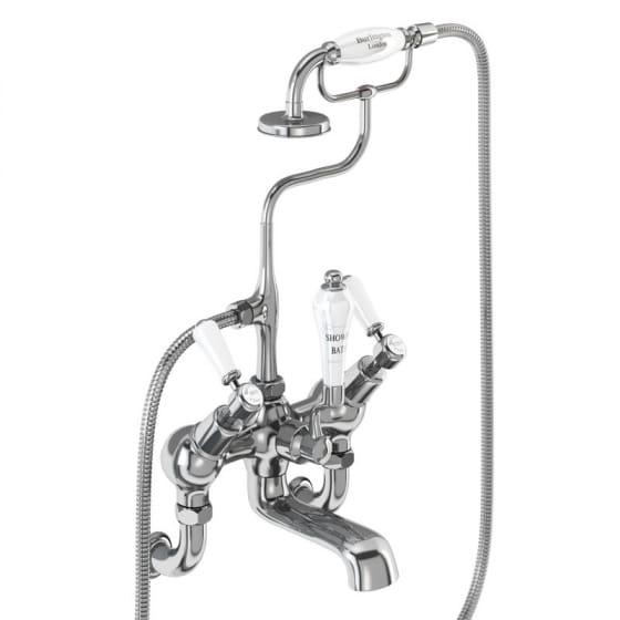 Image of Burlington Traditional Wall Mounted Bath Filler Tap