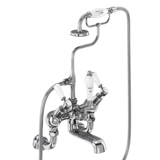 Image of Burlington Traditional Wall Mounted Bath Filler Tap