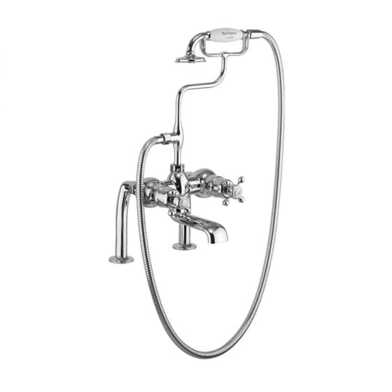 Image of Burlington Tay Thermostatic Deck Mounted Bath Shower Mixer Tap