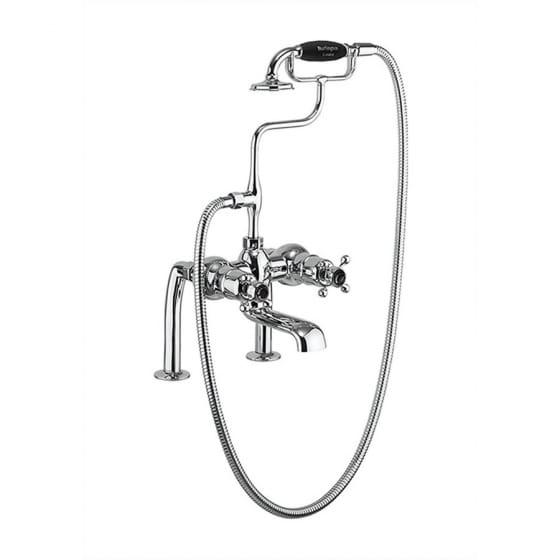 Image of Burlington Tay Thermostatic Deck Mounted Bath Shower Mixer Tap