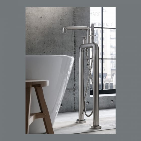 Image of Crosswater Union Freestanding Bath Tap With Shower Kit