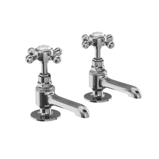 Image of Burlington Stafford Long Nose Basin Pillar Taps