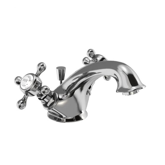 Image of Burlington Stafford Monobloc Basin Mixer Tap With Pop-up Waste