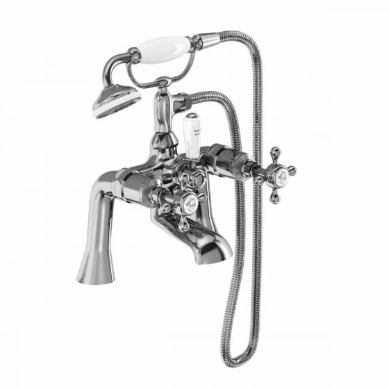 Image of Burlington Stafford Deck Mounted Bath Shower Tap