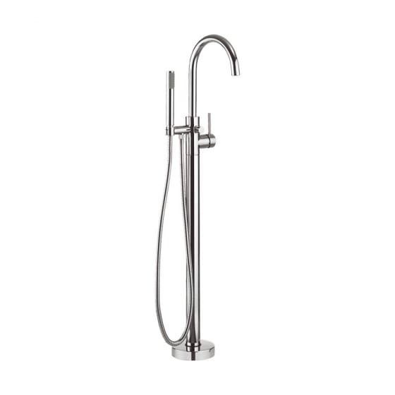 Image of Crosswater Fusion Freestanding Bath Tap With Shower Kit