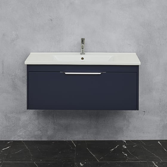 Image of Britton Shoreditch Wall Hung Vanity Unit with Basin