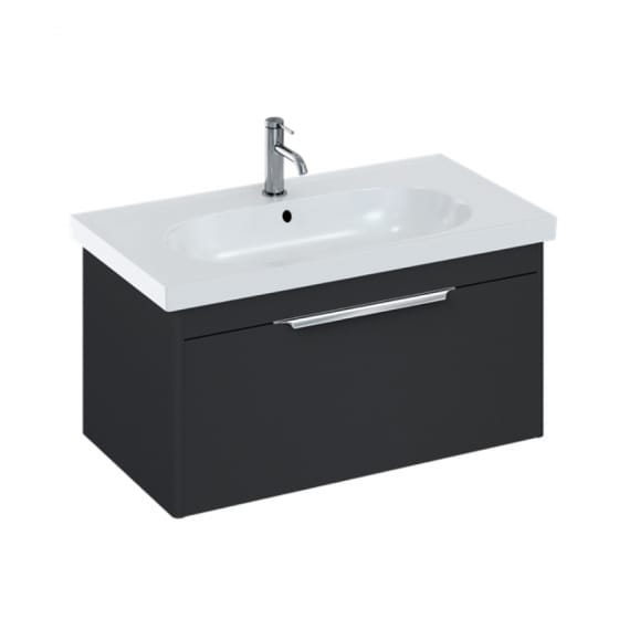 Image of Britton Shoreditch Wall Hung Vanity Unit with Basin