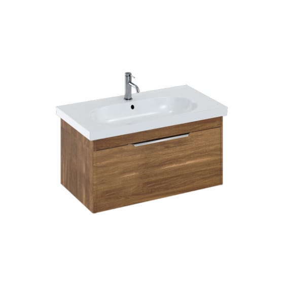 Image of Britton Shoreditch Wall Hung Vanity Unit with Basin