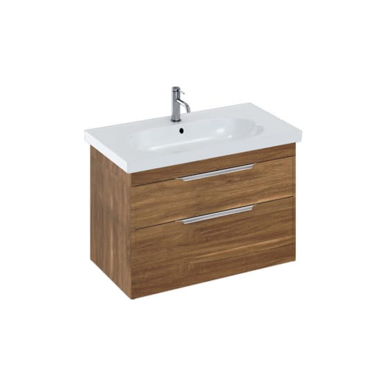 Image of Britton Shoreditch Wall Hung Vanity Unit with Basin