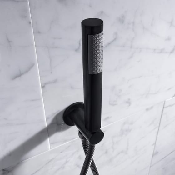 Image of Crosswater MPRO Single Mode Shower Handset With Wall Outlet & Hose