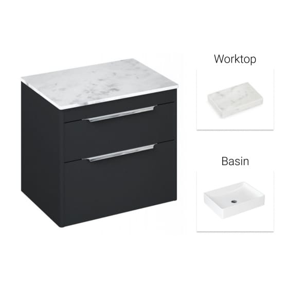 Image of Britton Shoreditch Vanity Unit with Worktop