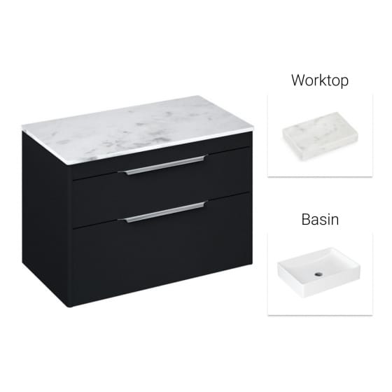 Image of Britton Shoreditch Vanity Unit with Worktop