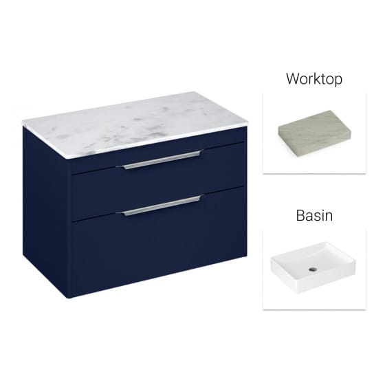 Image of Britton Shoreditch Vanity Unit with Worktop