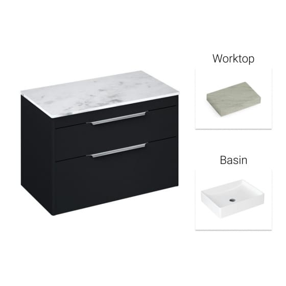 Image of Britton Shoreditch Vanity Unit with Worktop