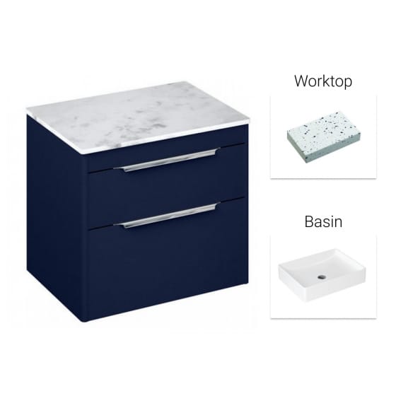 Image of Britton Shoreditch Vanity Unit with Worktop