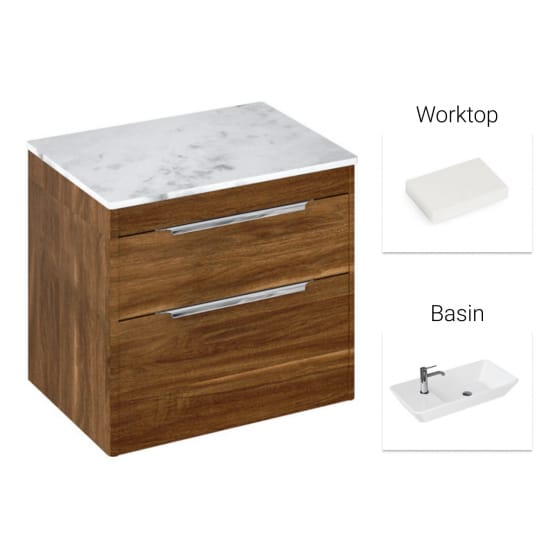 Image of Britton Shoreditch Vanity Unit with Worktop